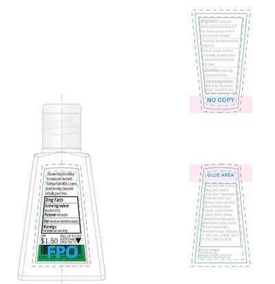 Back Label - Hand Gel DW BL